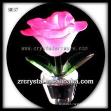 K9 Pink Crystal Flower